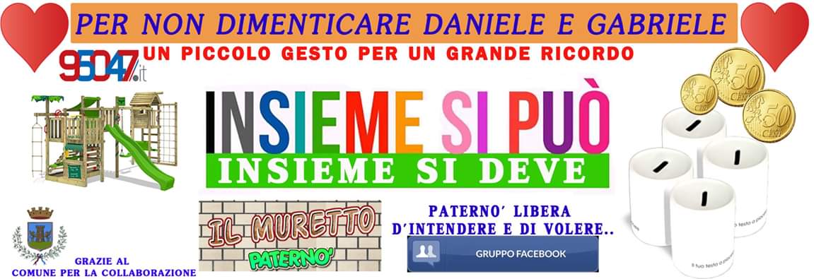 La partita del cuore....insieme si puo'....insieme si deve per non dimenticare daniele e gabriele